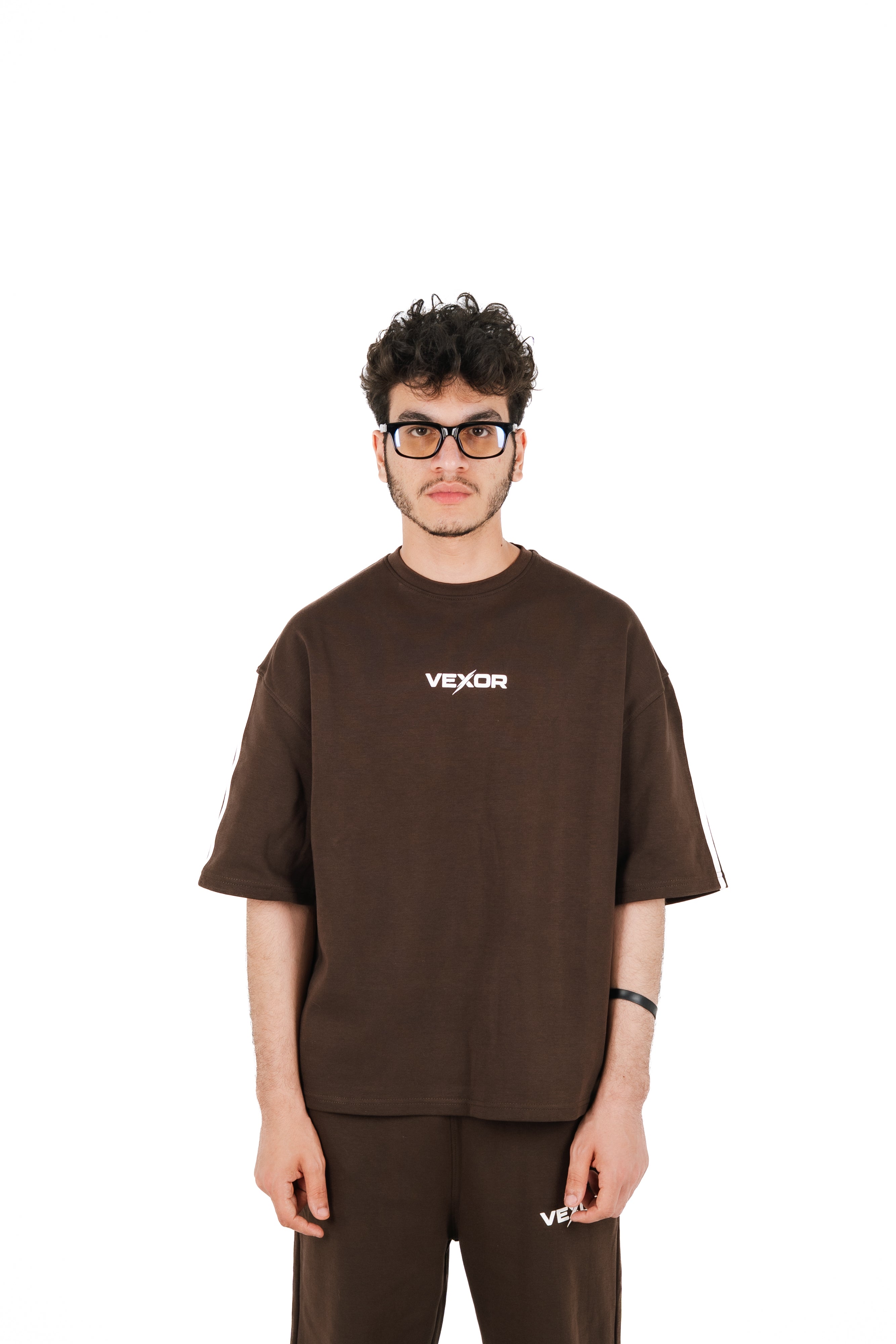 Boxy fit brown  T-shirt