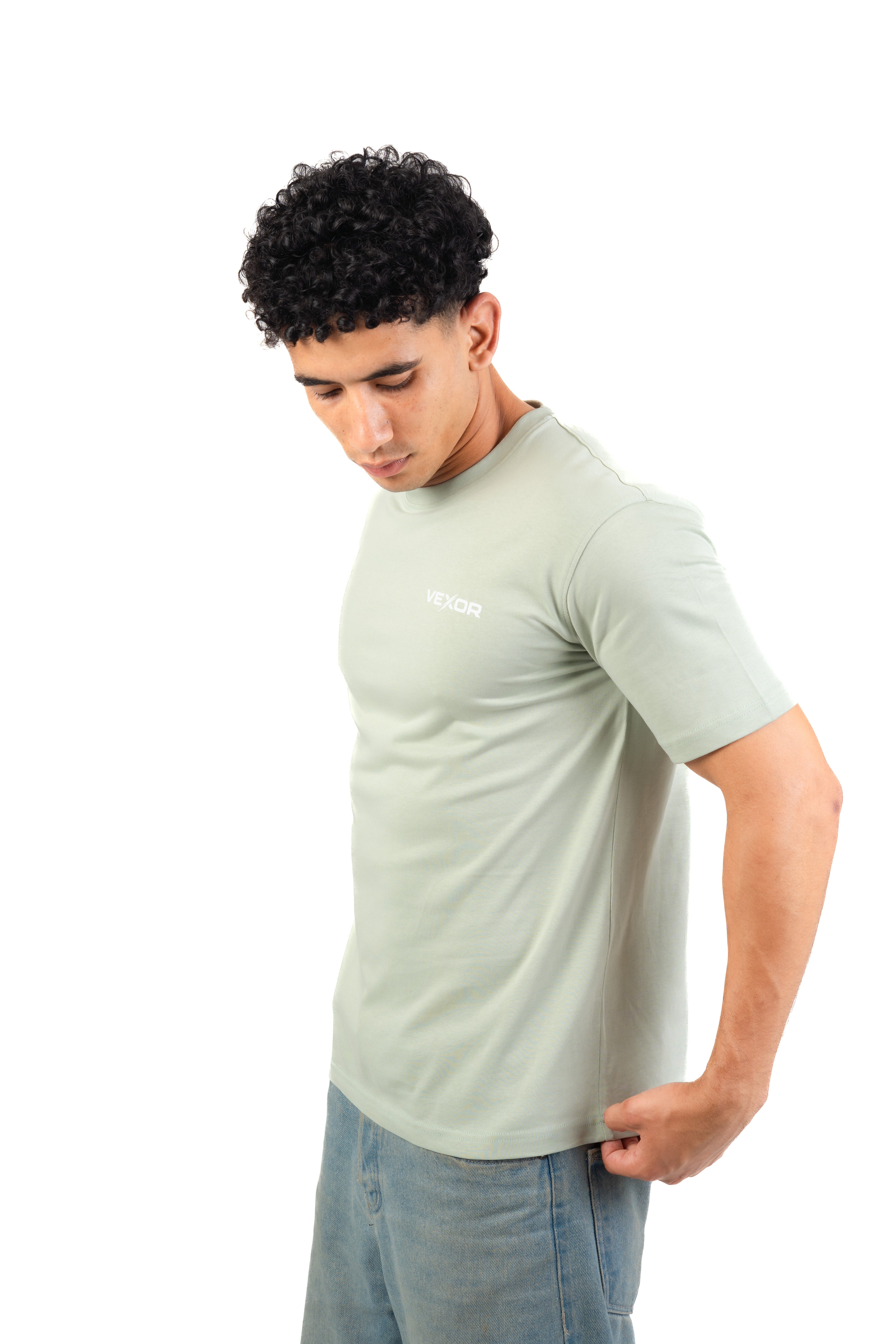 Regular Fit mint green t-shirt