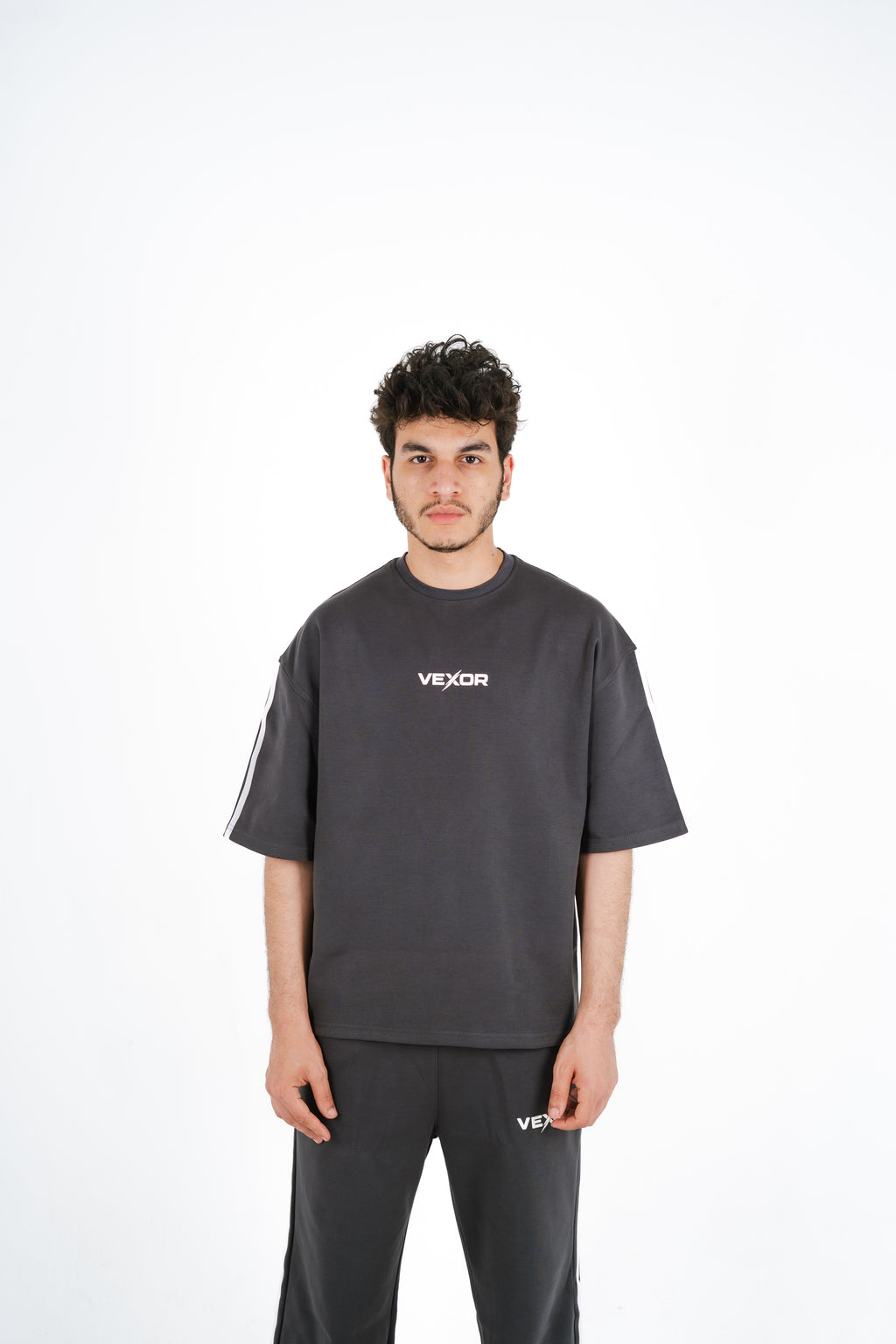 Boxy fit Gray T-shirt