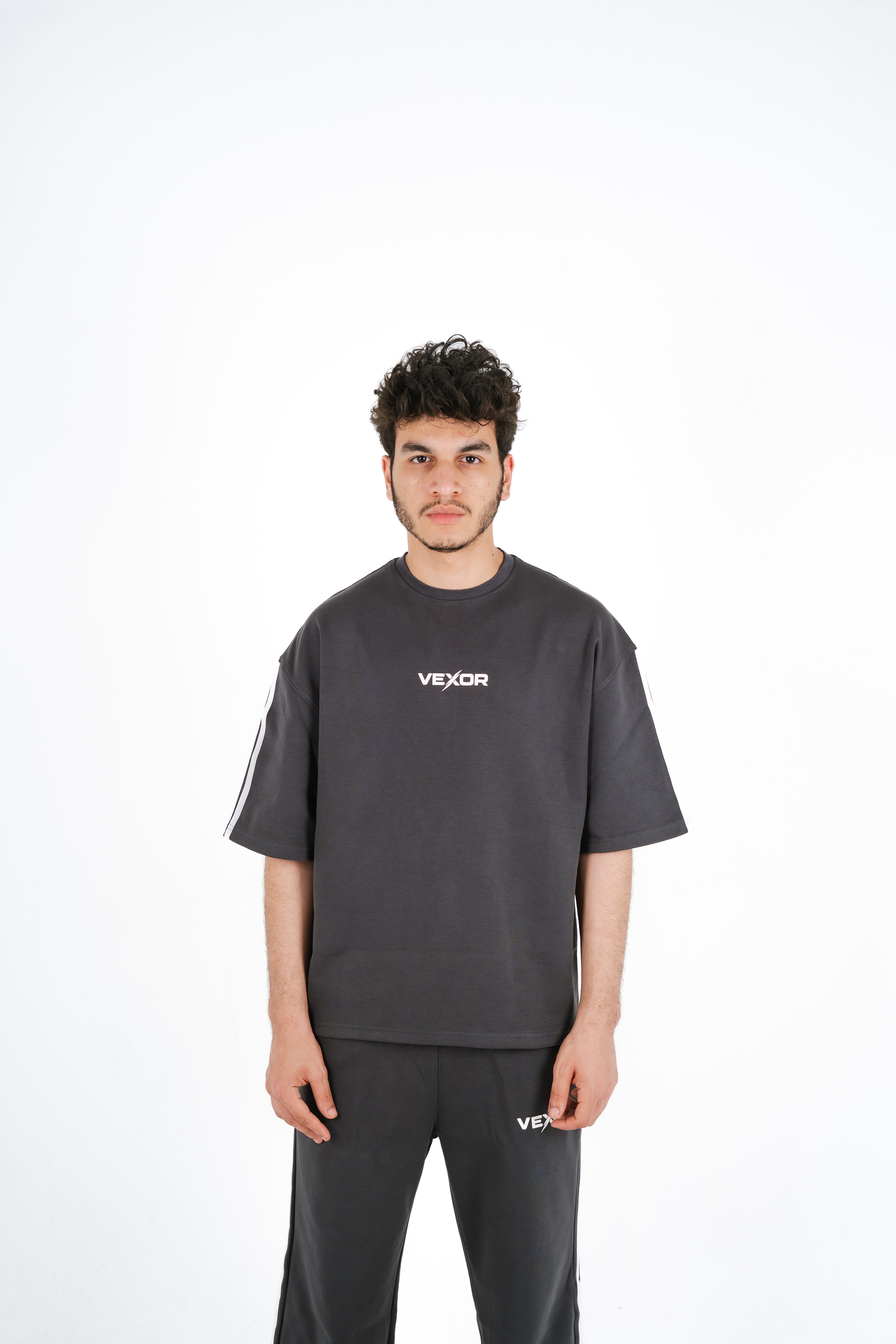 Boxy fit Gray T-shirt