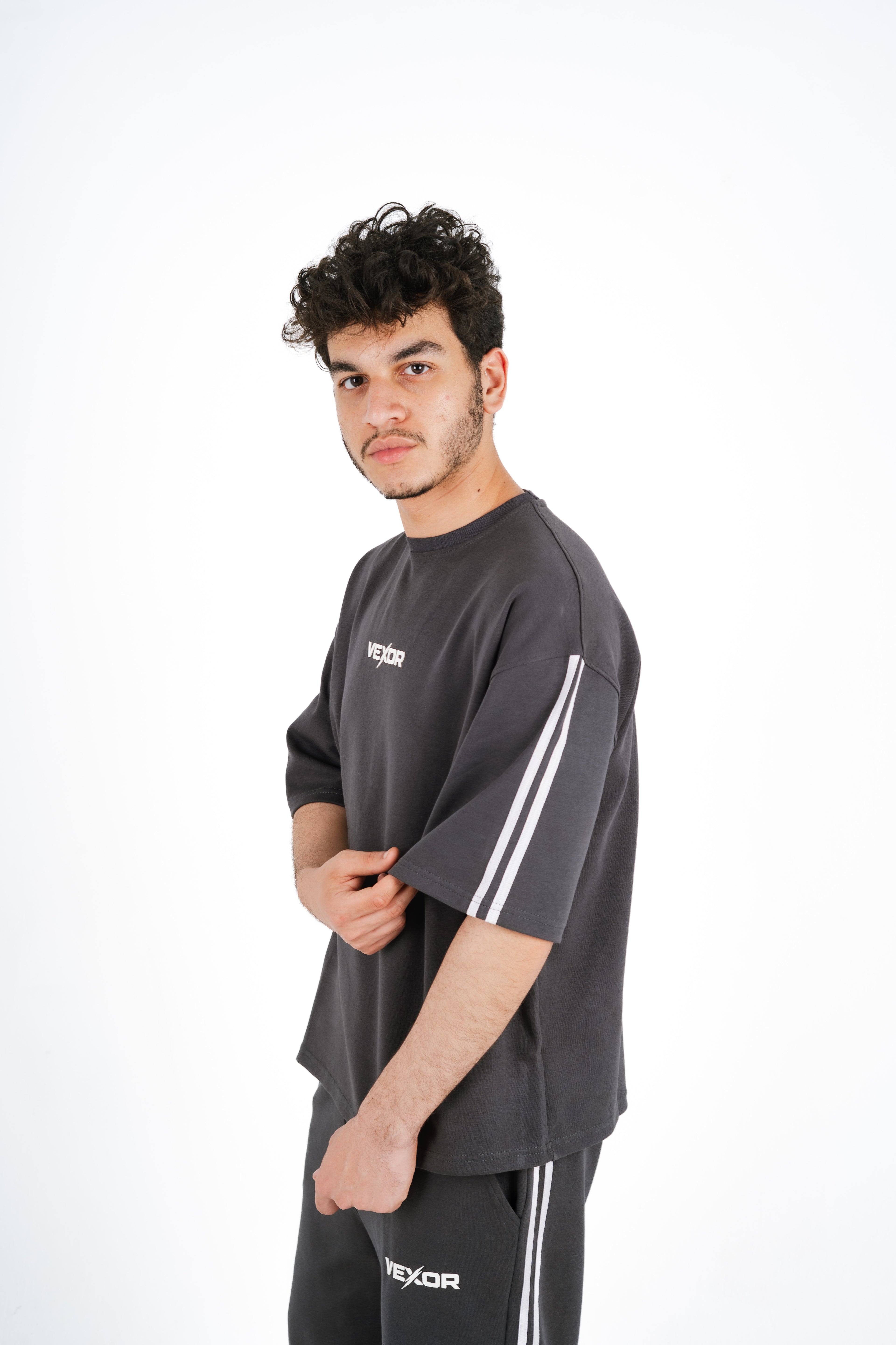 Boxy fit Gray T-shirt