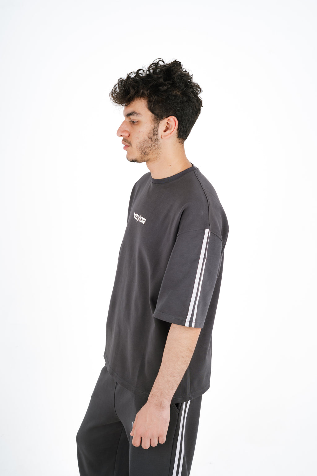 Boxy fit Gray T-shirt
