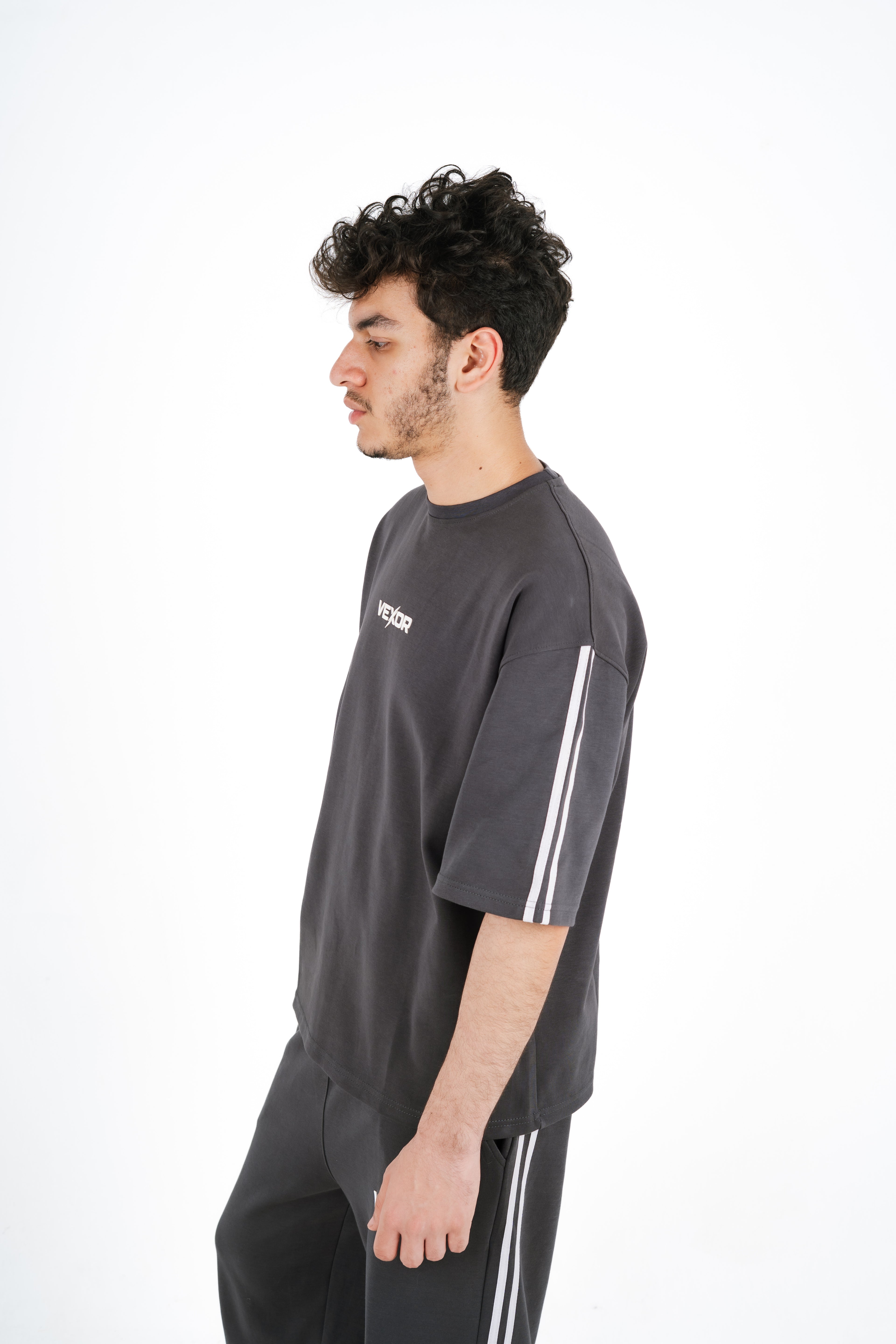 Boxy fit Gray T-shirt