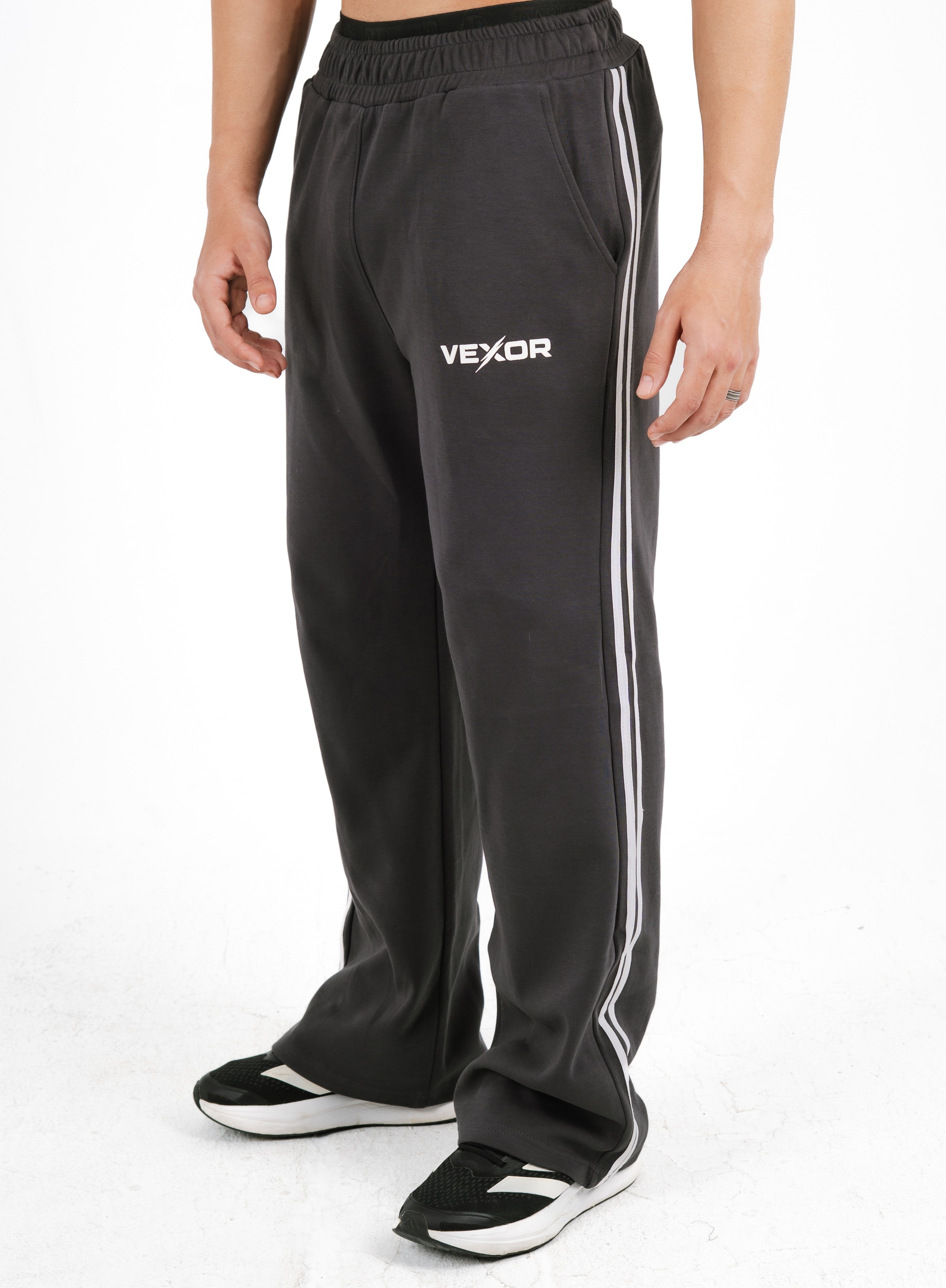Gray wide leg SweatPants