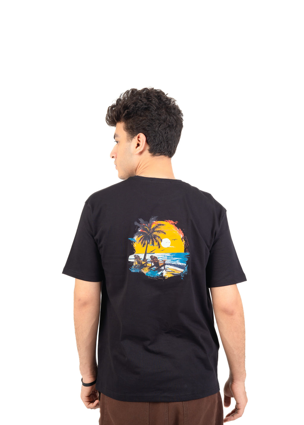 Regular Fit Black T-shirt
