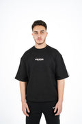 Boxy fit black T-shirt