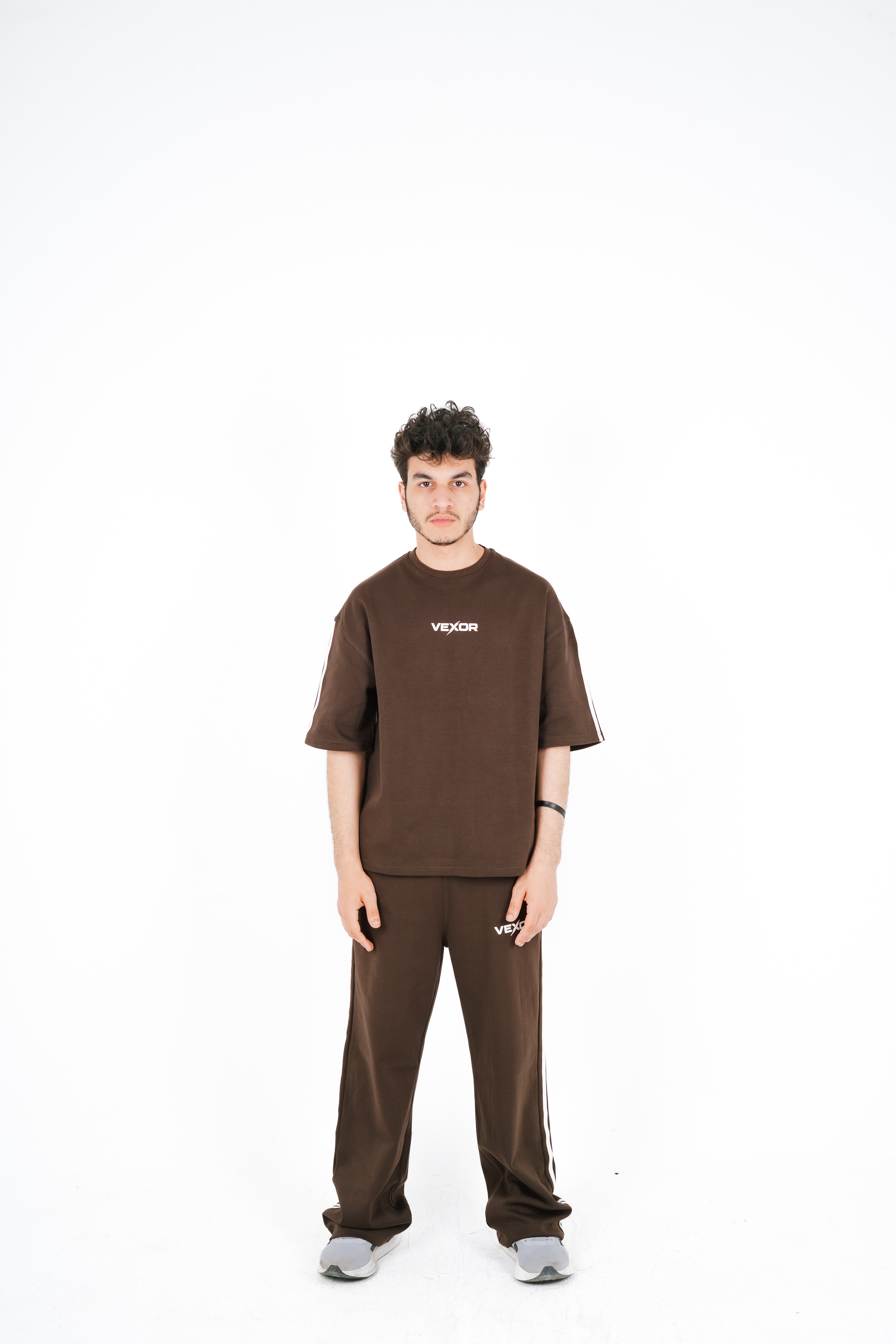 Boxy fit brown  T-shirt