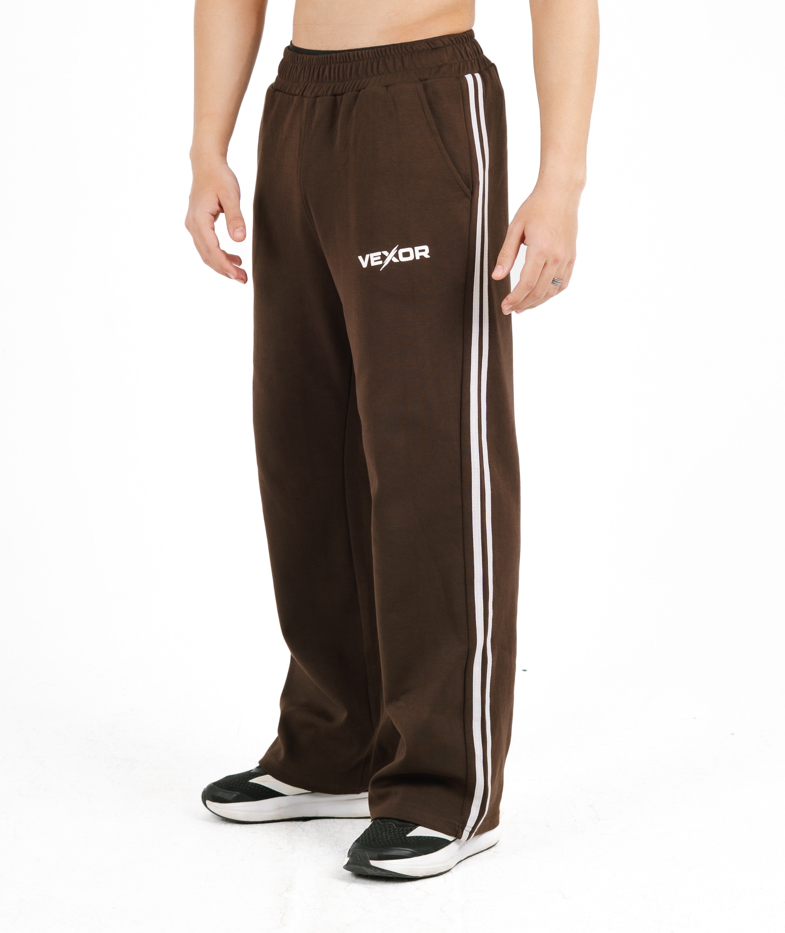 Brown wide leg SweatPants