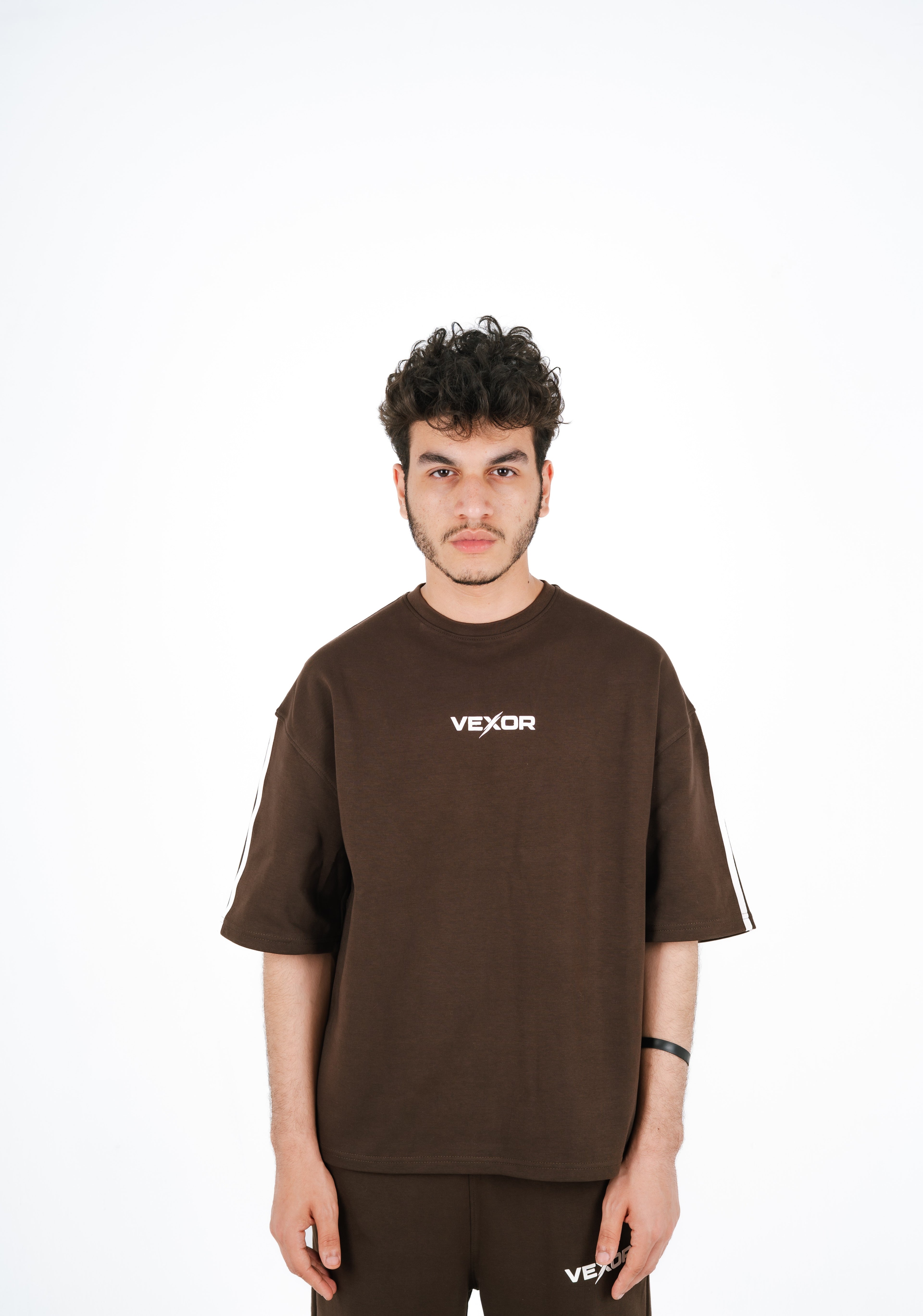 Boxy fit brown  T-shirt