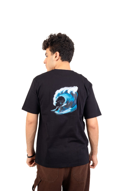 Blue Wave Printed T-shirts
